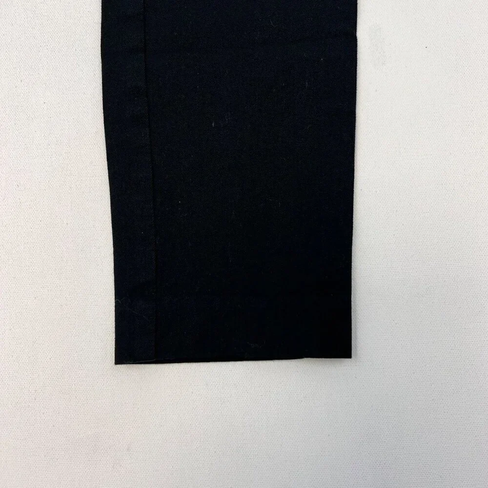 Gap Womens Low Rise Cropped Dress Pants Zipper Pockets Black Size 0 Regular